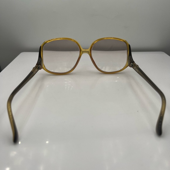 Vintage Viennaline 1289 20 Brown Honey Round Sunglasses Frames - Picture 4 of 8